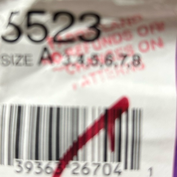 Vintage Simplicity 5523 child Costume Pattern - fairy- pixie- angel- uncut - Picture 7 of 10